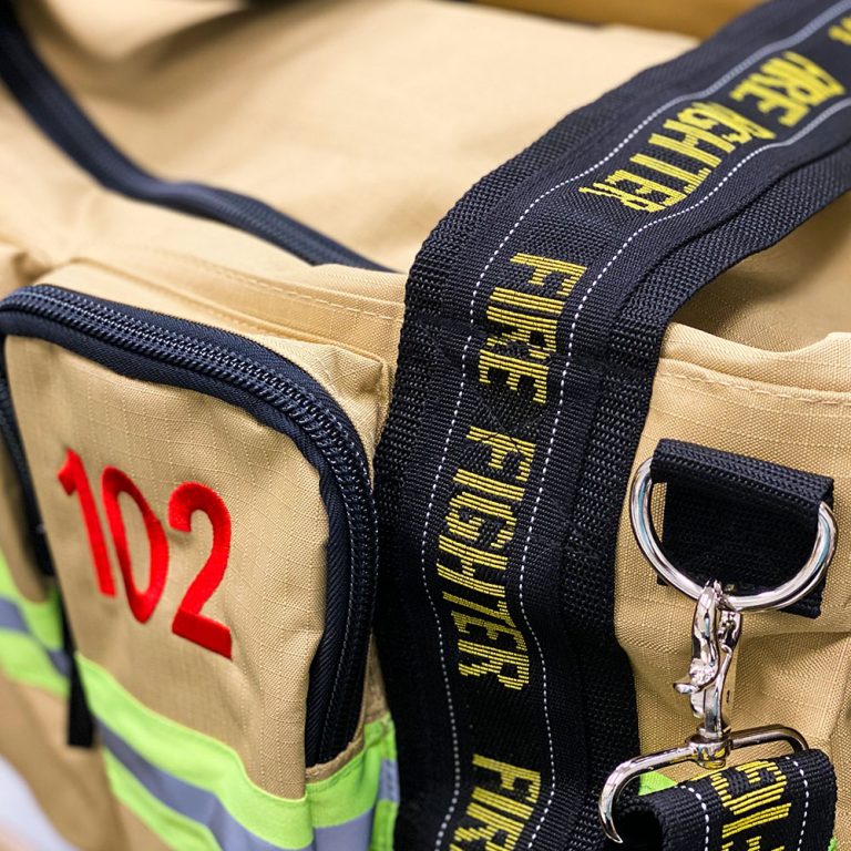 Gold Fireflex® Gear Bag GCS Firefighter Merchandise